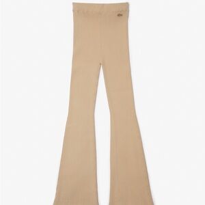 Lacoste Women's Seamless Ribbed Knit Leggings size 32